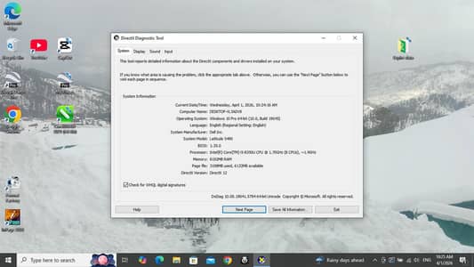 Dell Latitude 5490 14 inches display