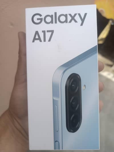 Samsung Galaxy a17 just box open