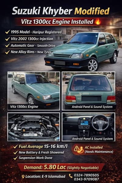 Suzuki khyber Modified