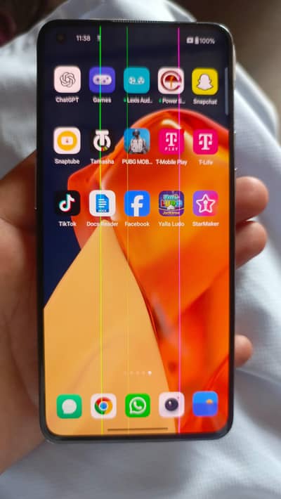 8/128 3 lines on screen other wise all ok