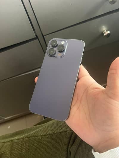 I phone 14 pro max PTA Approved  10/10 watter pac E sim plus phicyel