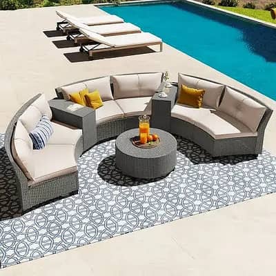 5 seater sofa /outdoor furniture/restaurant furniture/rattan furniture