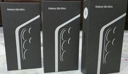 Samsung S26 ultra 12/512GB official PTA with Tab