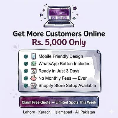 Professional Online Business Setup Package - Rs. 5,000