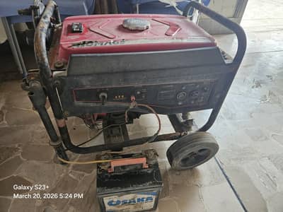 Homage 3.0KV Petrol & Gas Generator – Dual Fuel – Good Condition