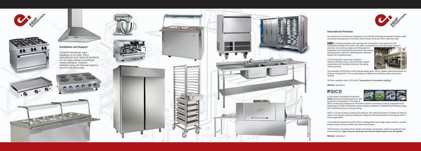 Hotel & Cafe kitchen installation/Steel Cooking ranges/Cooking ranges