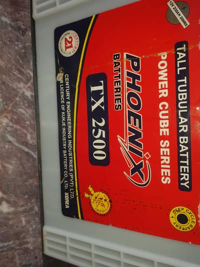 phoenix tall tabular batteries Tx 2500