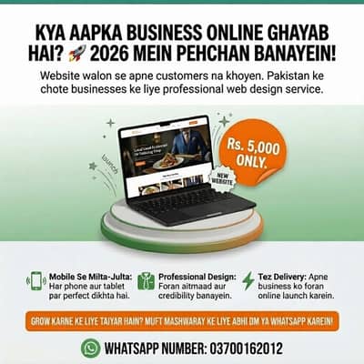 Professional Web Design for Small Businesses - New Year 2026 Special O