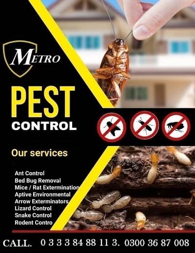 Pest control / Termite Expert /Fumigation services in karachi