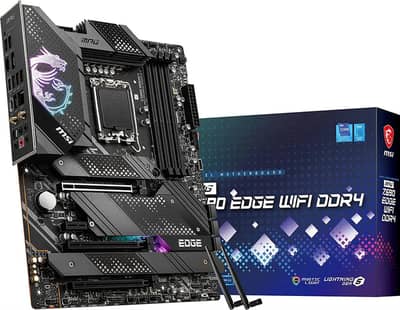 MSI MPG Z690 Edge Wifi DDR4 (Intel 12th Gen) ATX Motherboard
