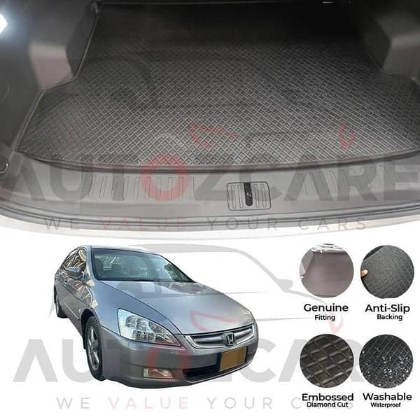 Honda Accord CL5 China Rexine Custom-Size Trunk Mat - Model 2002-2007