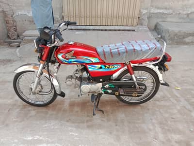 Honda CD 70 Model 2024 bic for sale 0316.2486186 0301.1952338