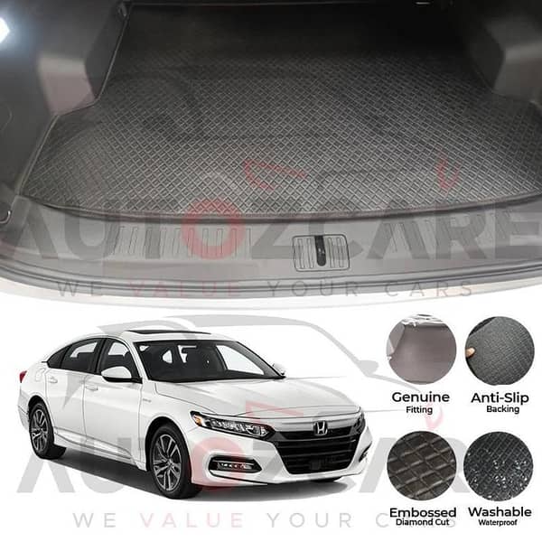 Honda Accord China Rexine Custom-Size Trunk Mat - Model 2018-2022