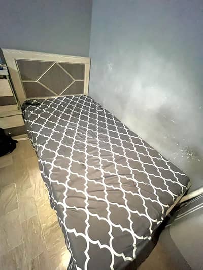 Single Bed With 5 Star Mattress and Set Of Side Tables