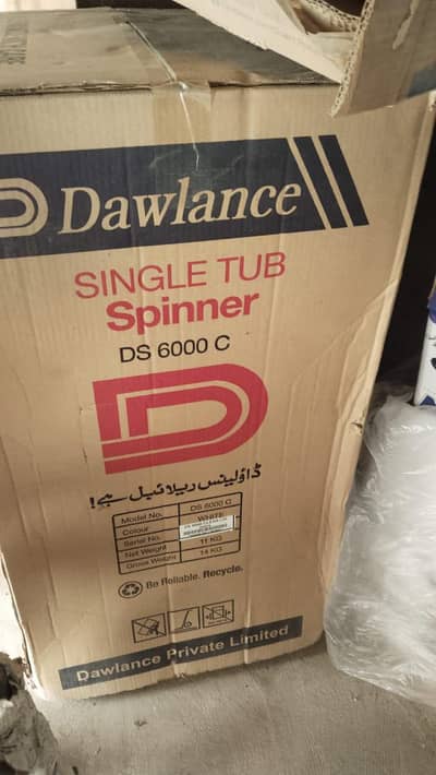 spin drawyer Dawlance  model DS 6000 C