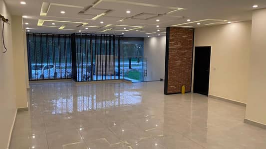8 Marla Commercial ground + basement for rent hot location main boulevard