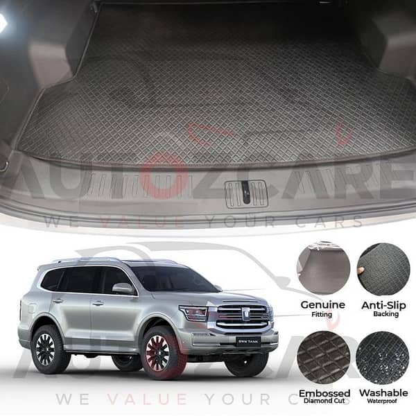 GWM Tank 500 China Rexine Custom-Size Trunk Mat - Model 2024-2025
