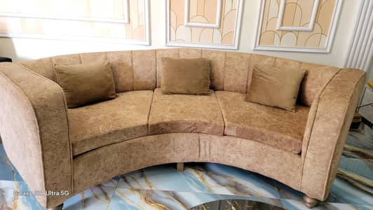 C shaped sofa