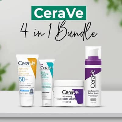 Cerave 4 in 1 skincare Bundle 200mg Magic Bundle for Skin Care