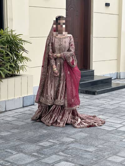 Luxury Farshi Lehnga, Heavy Kora and Cut dana work