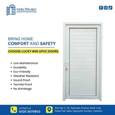 Premium uPVC & Aluminum Windows / Doors | Custom Sizes |