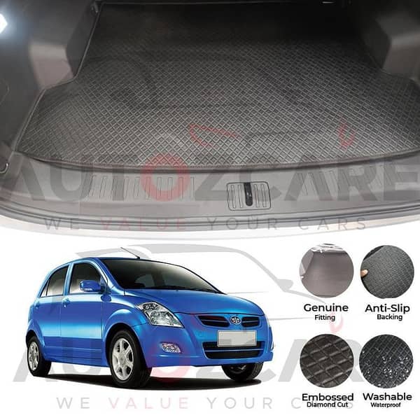 FAW V2 China Rexine Custom-Size Trunk Mat - Model 2013-2022