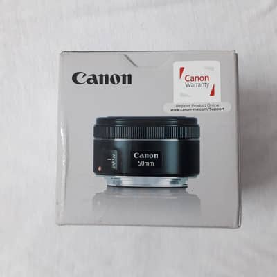 canon ef lens 50mm f1.8 brand new condition