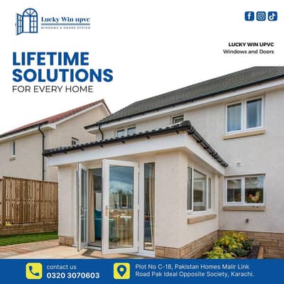 Modern uPVC Windows & Aluminum Doors | Custom Sizes Available