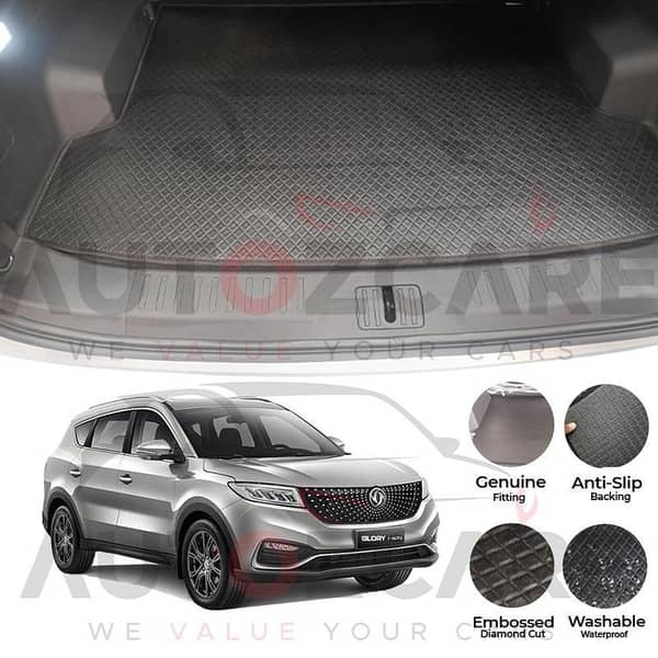 DFSK Glory 580 pro China Rexine Custom-Size Trunk Mat - Model 2018-2025