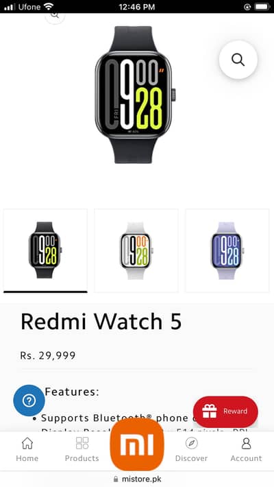 REDNI WATCH 5 used only few days