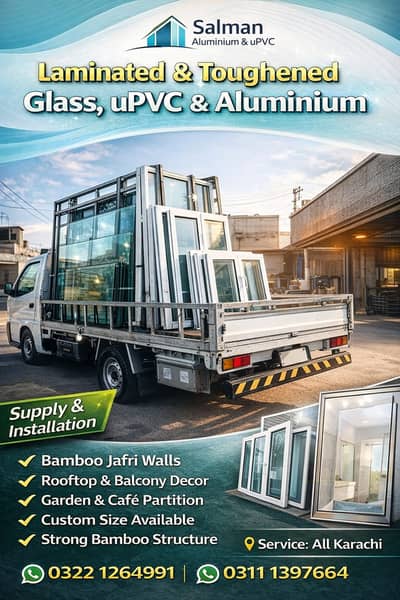 UPVC Windows | Aluminium Windows | Glass Work | Fabrication