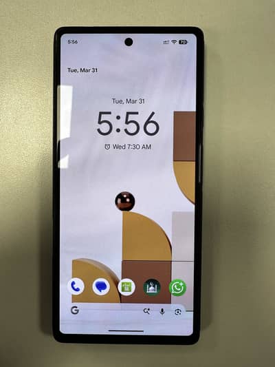 Google Pixel 6a - Official PTA Approved, bought box pack 1 person used