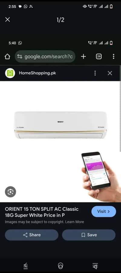 haier 1.5 ton ac good smooth cooling 2 season use