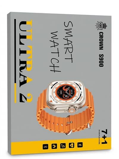 Ultra 2 Smart Watch 7 Straps Box Pack – Excellent Condition 