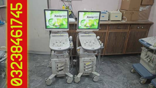 Toshiba xario 100 (LCD) Full latest model japanese ultrasound machine