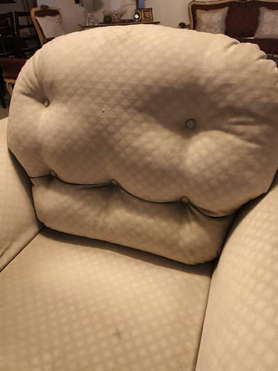 Genuine Canadian Wood Sofa – Pakistani Polish & Fabric Finish