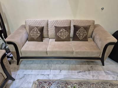 3 seater Sofa set with 2 Tables