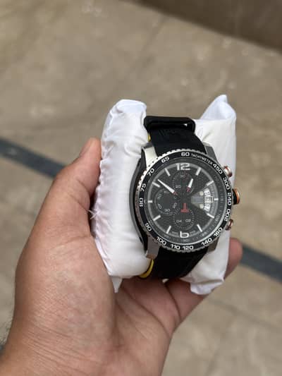 Tissot prs watch with chronograph working