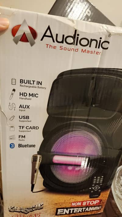 speaker and mike