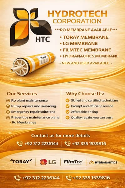 RO System Services – Membrane, Pump Repair & Plant Maintenance