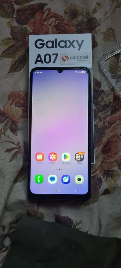 Samsung a07 64GB 4GB ram.  03299263764