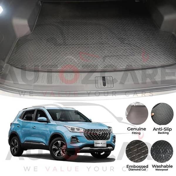 Chery Tiggo 4 Pro China Rexine Custom-Size Trunk Mat - Model 2022-2025
