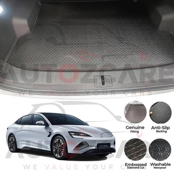 BYD Seal China Rexine Custom-Size Trunk Mat - Model 2024-2025