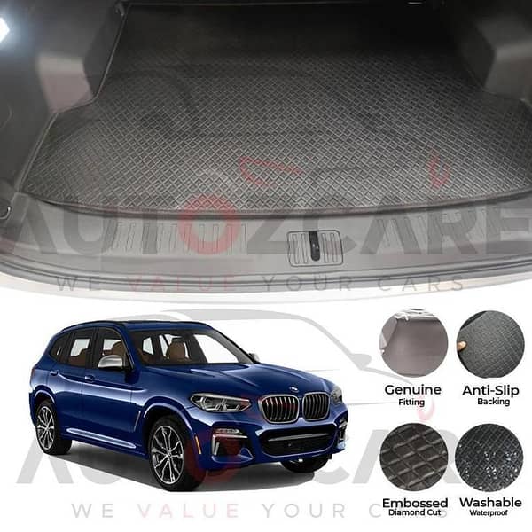 BMW X3 China Rexine Custom-Size Trunk Mat - Model 2018-2024