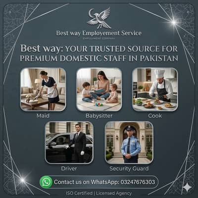 Maids / House Maids / cook / House chef / Baby Sitter maid available