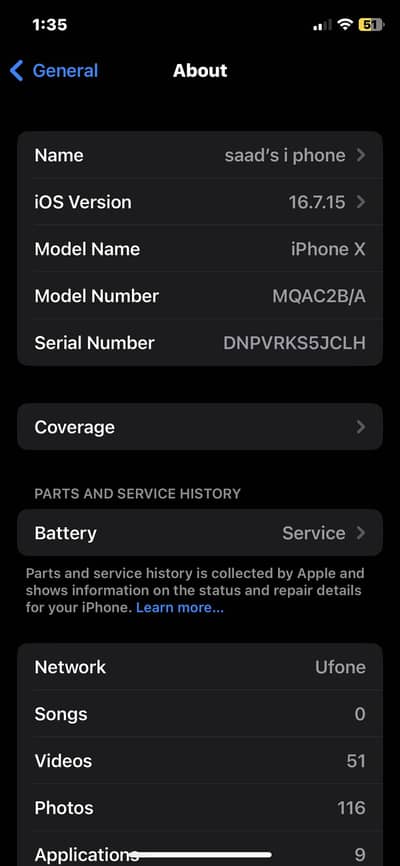 i phone x sim working