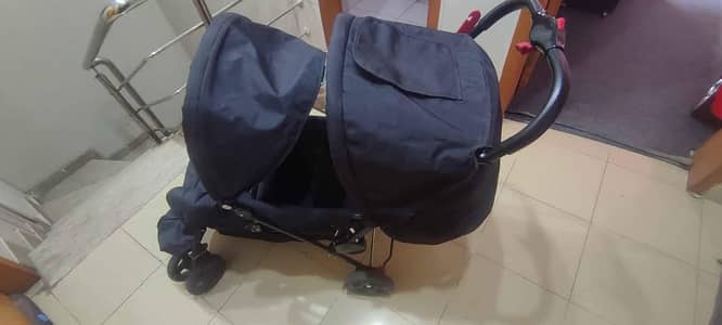 Baby Pram / Walker / Stroller (Safety 1st) Imported (2 Kids) Dual