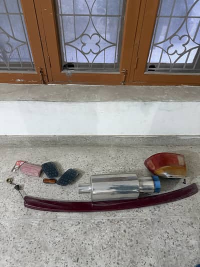 Honda Civic 1998 - 2000 Foglights Mudflaps Original Evo 7 Exhaust