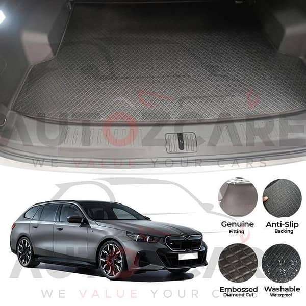 BMW i5 China Rexine Custom-Size Trunk Mat - Model 2023-2025
