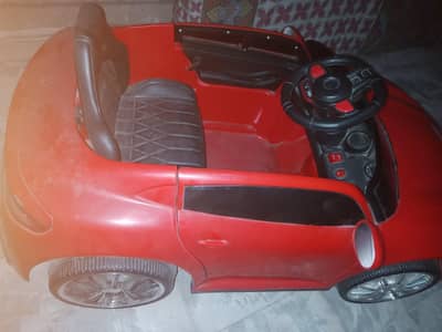 red color kids battery car